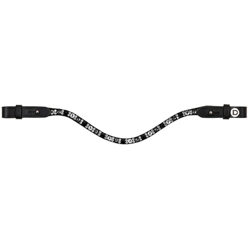 2026 Dublin Ombre Diamante Browband 1031541 - Black / Black